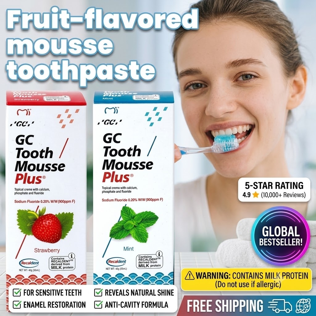 Teeth Whitening Mousse - 50g GC Meyve Aromalı Mus Diş