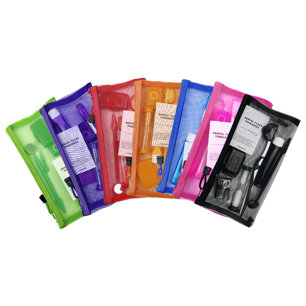 Teeth Whitening Brush - 8 adet/takım ortodonti diş bakımı fırça
