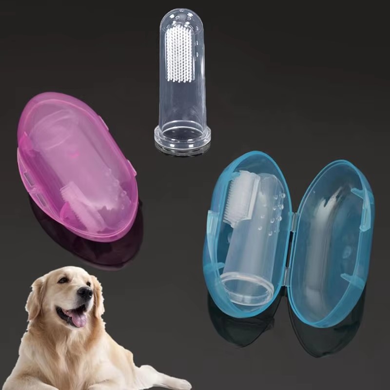 Teeth Whitening Brush - Yumuşak Silikon Pet Parmak Diş Fırçası