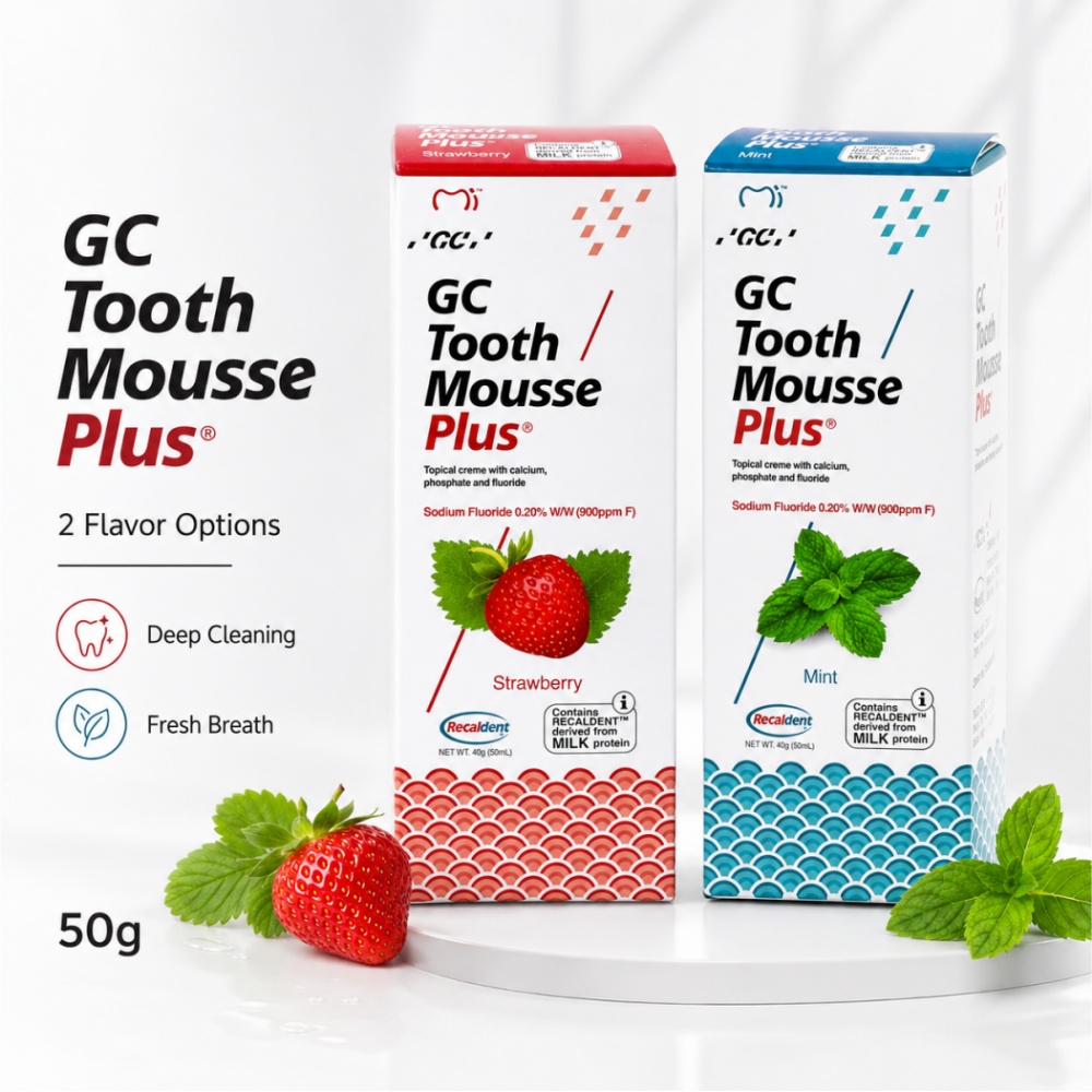 Teeth Whitening Toothpaste - GCTooth Mousse Plus Nane Çilek Aromalı
