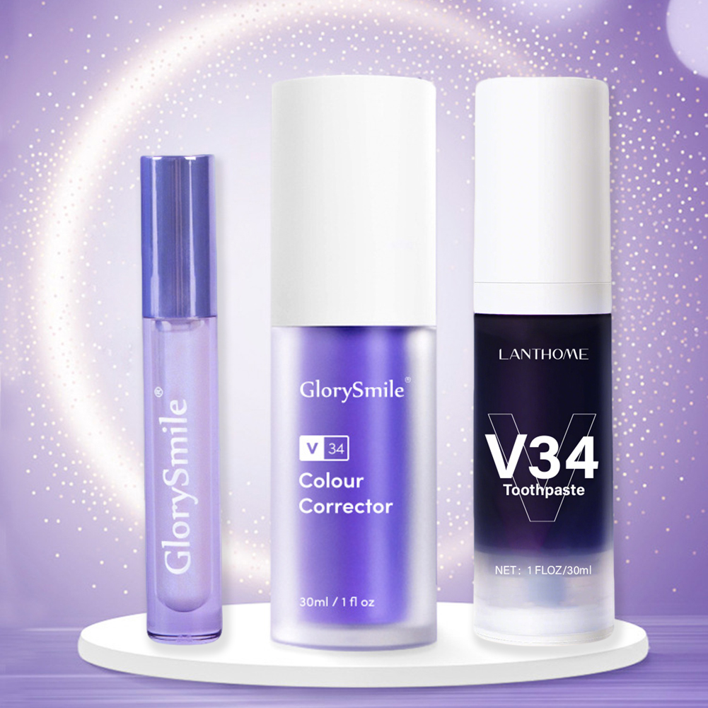 Teeth Whitening Mousse - V34 Diş Rengi Düzeltici Serum 30ml/Şişe