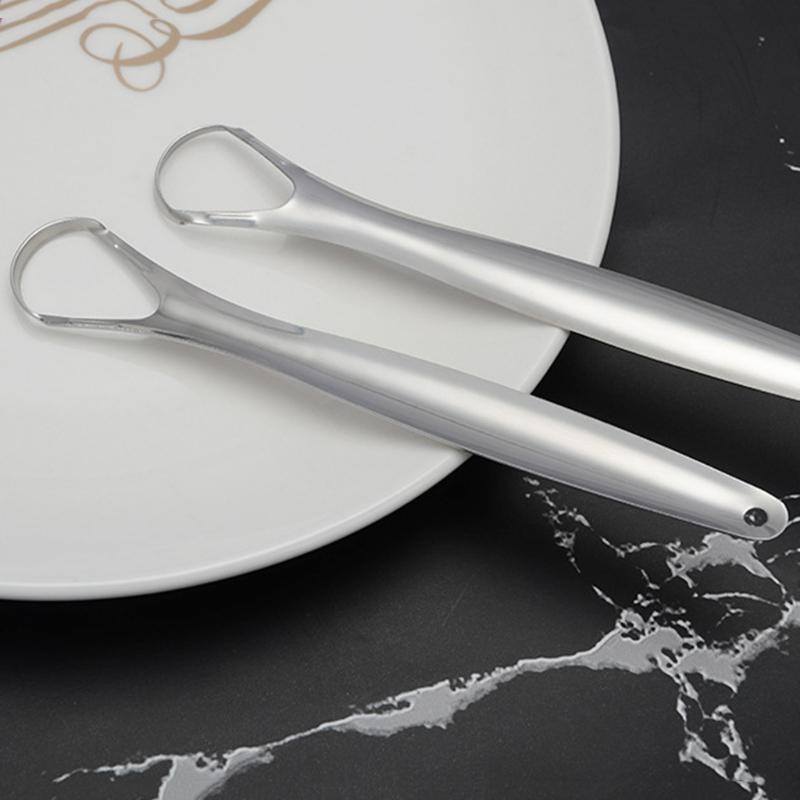 Tongue Scraper Metal - G99E Paslanmaz Çelik Dil Kazıyıcı Metal