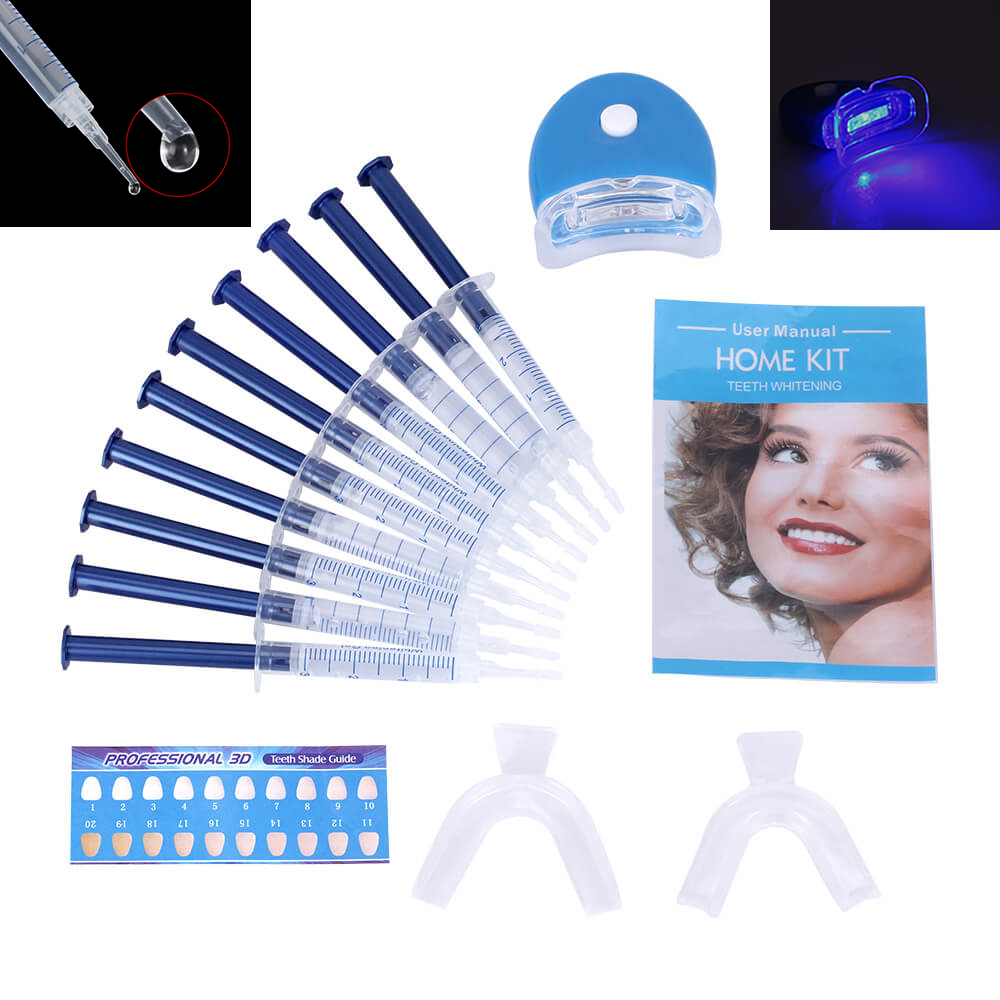 Teeth Whitening Charcoal Powder - 1 takım Diş Beyazlatma 44% Peroksit