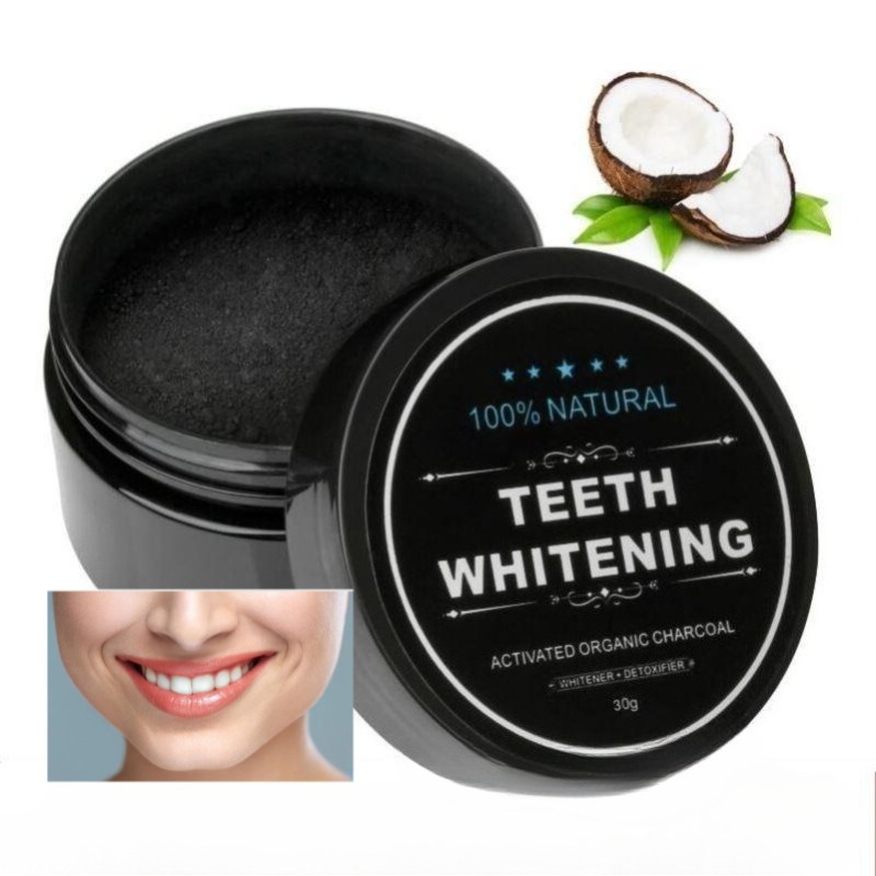 Teeth Whitening Charcoal Powder - 1 Kutu Aktif Kömür Diş Beyazlatma