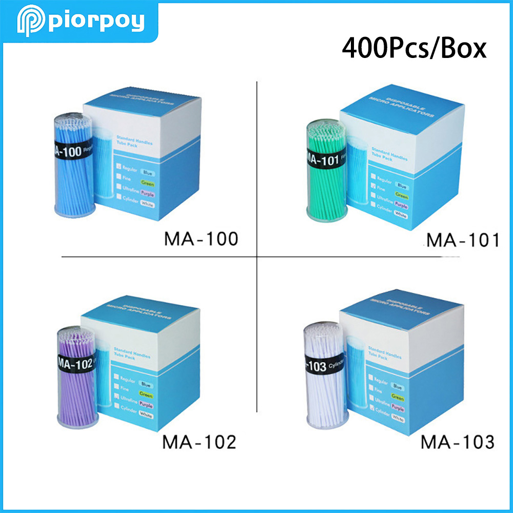 Whitening Teeth Dentist - PIORPOY 400 adet/kutu Diş Mikro Fırça