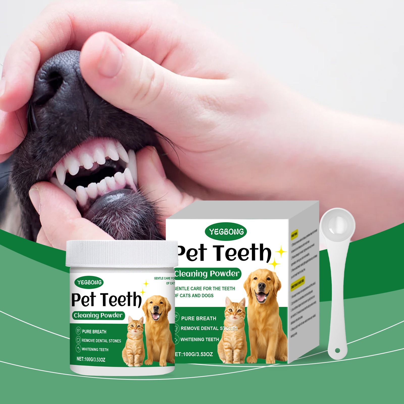 Teeth Whitening Diy - Evcil Hayvan Diş Temizleme Tozu Diş