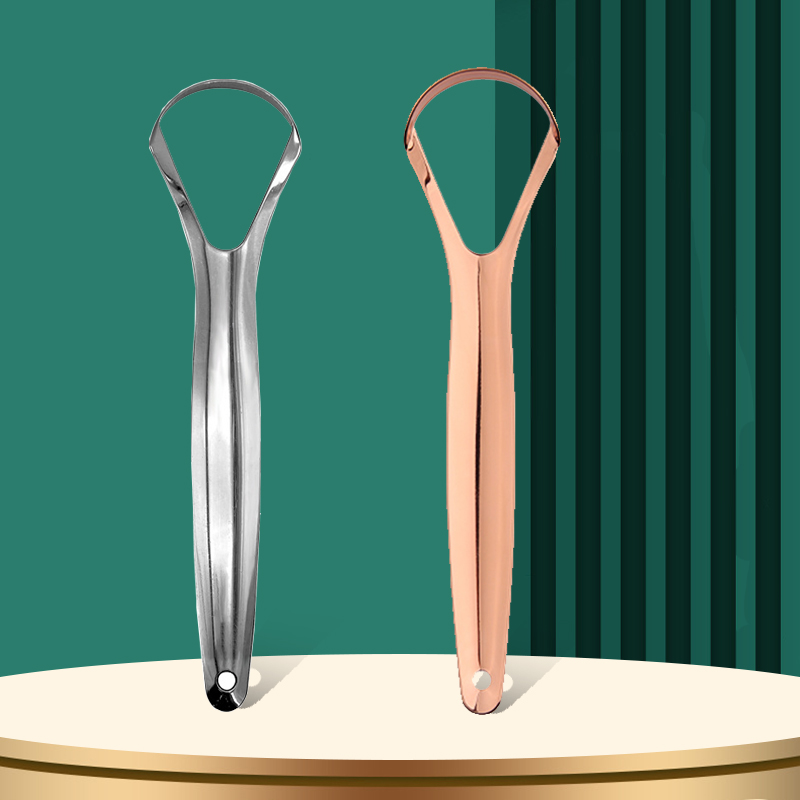 Tongue Scraper Metal - Açık Tip Dil Kazıyıcı Paslanmaz Çelik