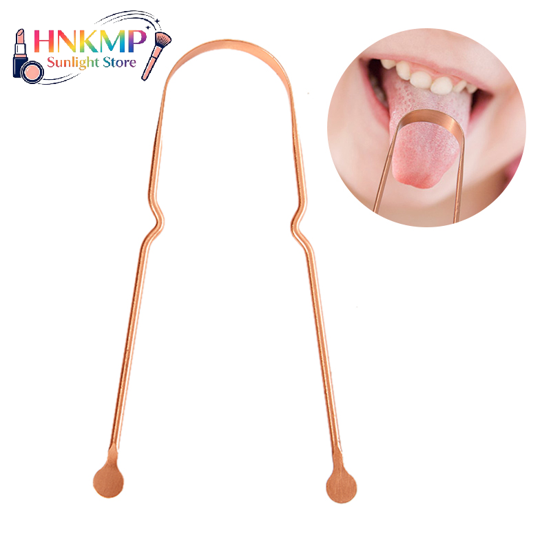 Tongue Scraper Metal - 1 adet paslanmaz çelik dil kazıyıcı