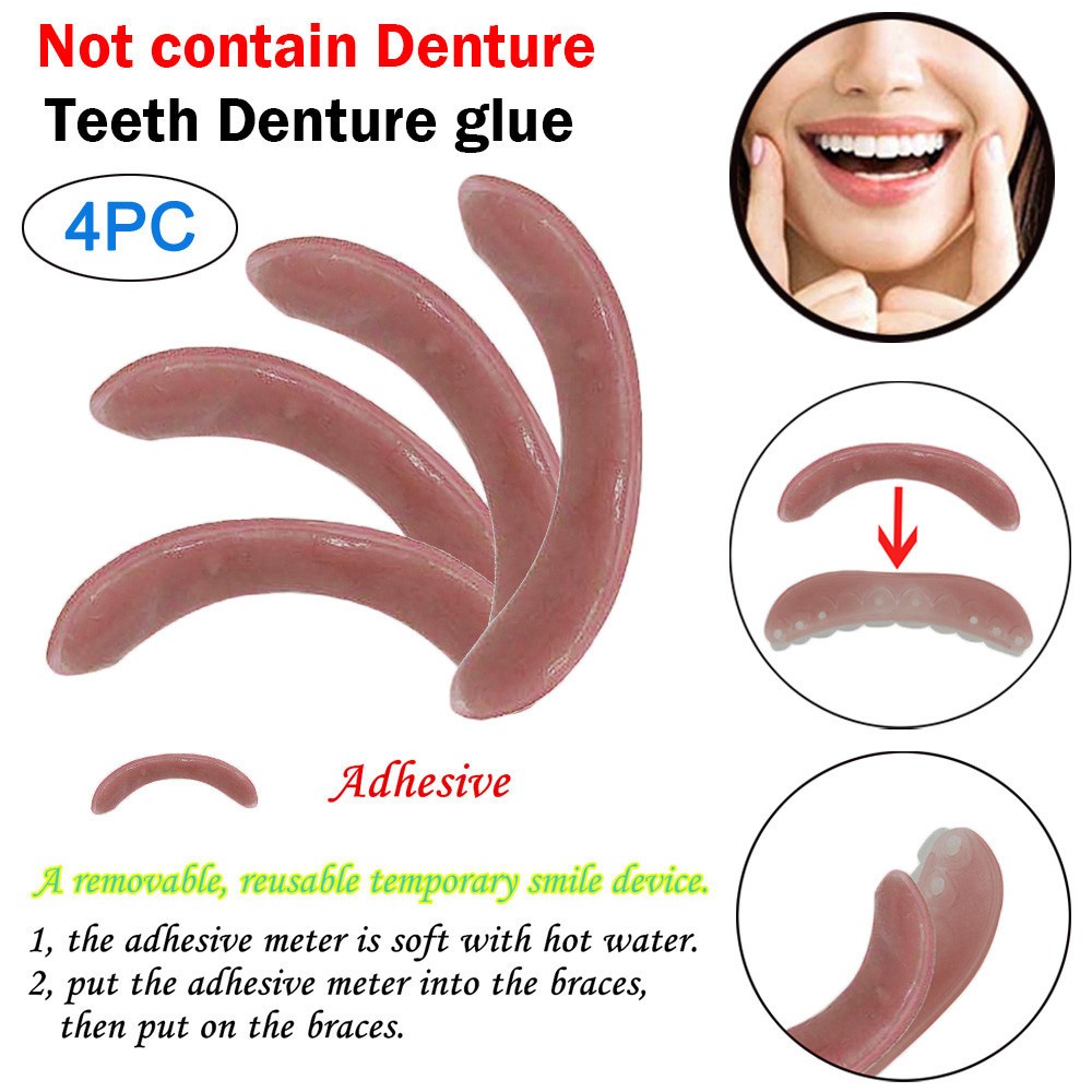 Teeth Whitening Strips - 4/8 adet beyazlatma diş telleri yapışkan