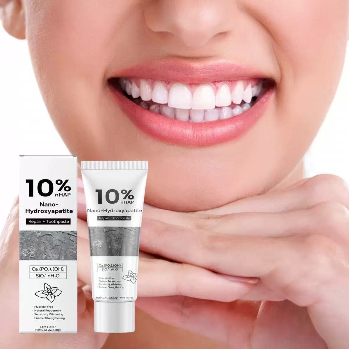 Teeth Whitening Toothpaste - %10 Nano Hidroksiapatit Beyazlatıcı ve Leke
