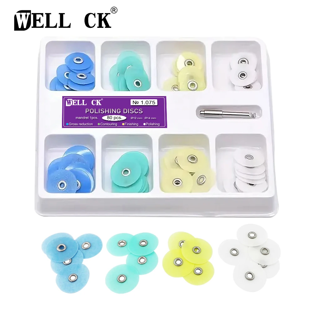 Whitening Teeth Dentist - WELLCK Diş Parlatma Diskleri Brüt Azaltma