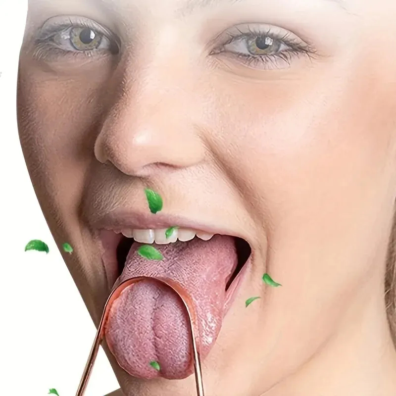 Tongue Scraper Metal - Paslanmaz Çelik Dil Kazıyıcı Metal Dil