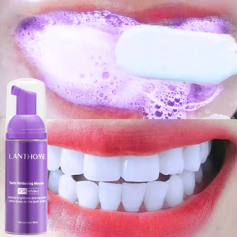 Teeth Whitening Charcoal Powder - Köpük V34 diş macunu diş temizleme