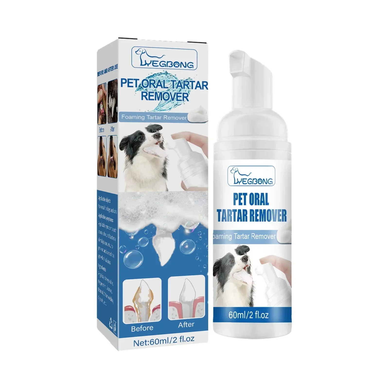 Pet Tartar Sökücü Köpekler Ked - Teeth Whitening Foam Toothpaste incelemesi ve fiyatı