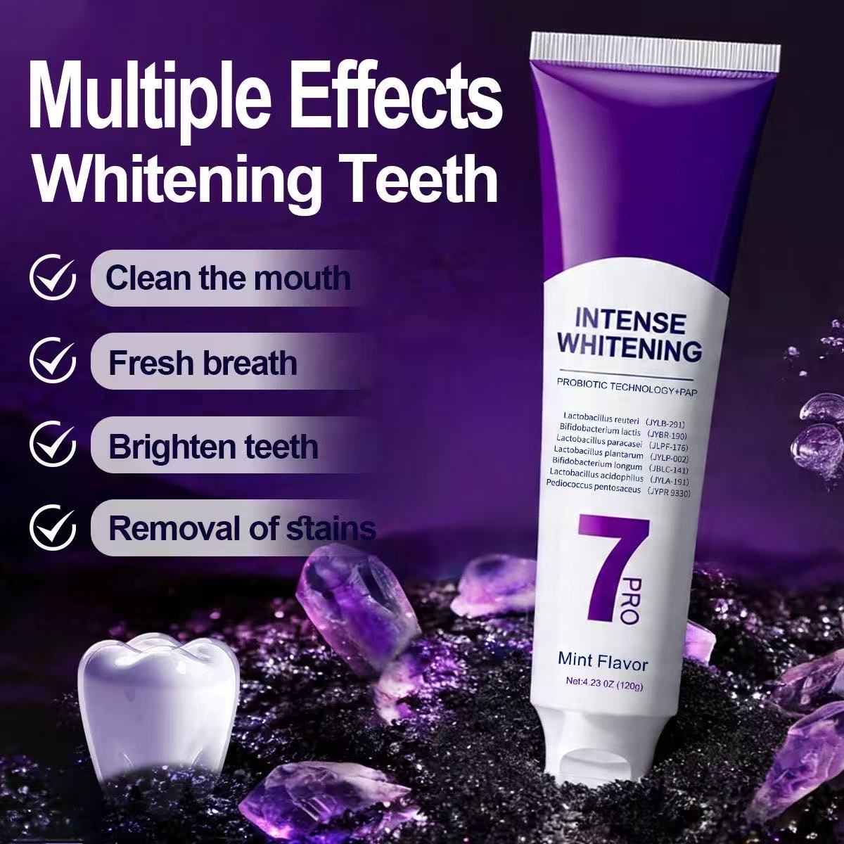 7-Pro Probiyotik Beyazlatıcı D - Teeth Whitening Mousse incelemesi ve fiyatı