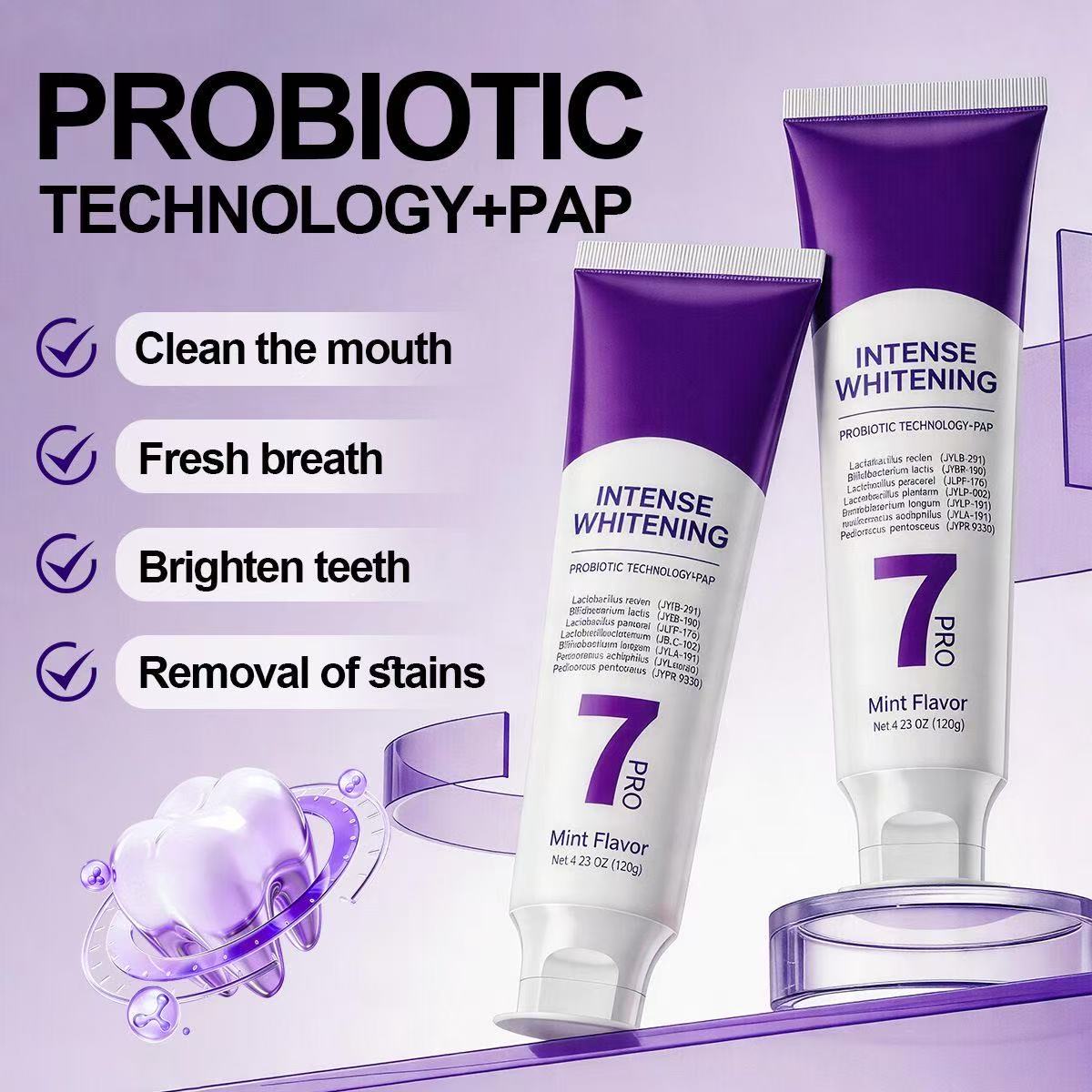 7-Pro Probiyotik Beyazlatıcı D - Teeth Whitening Mousse incelemesi ve fiyatı