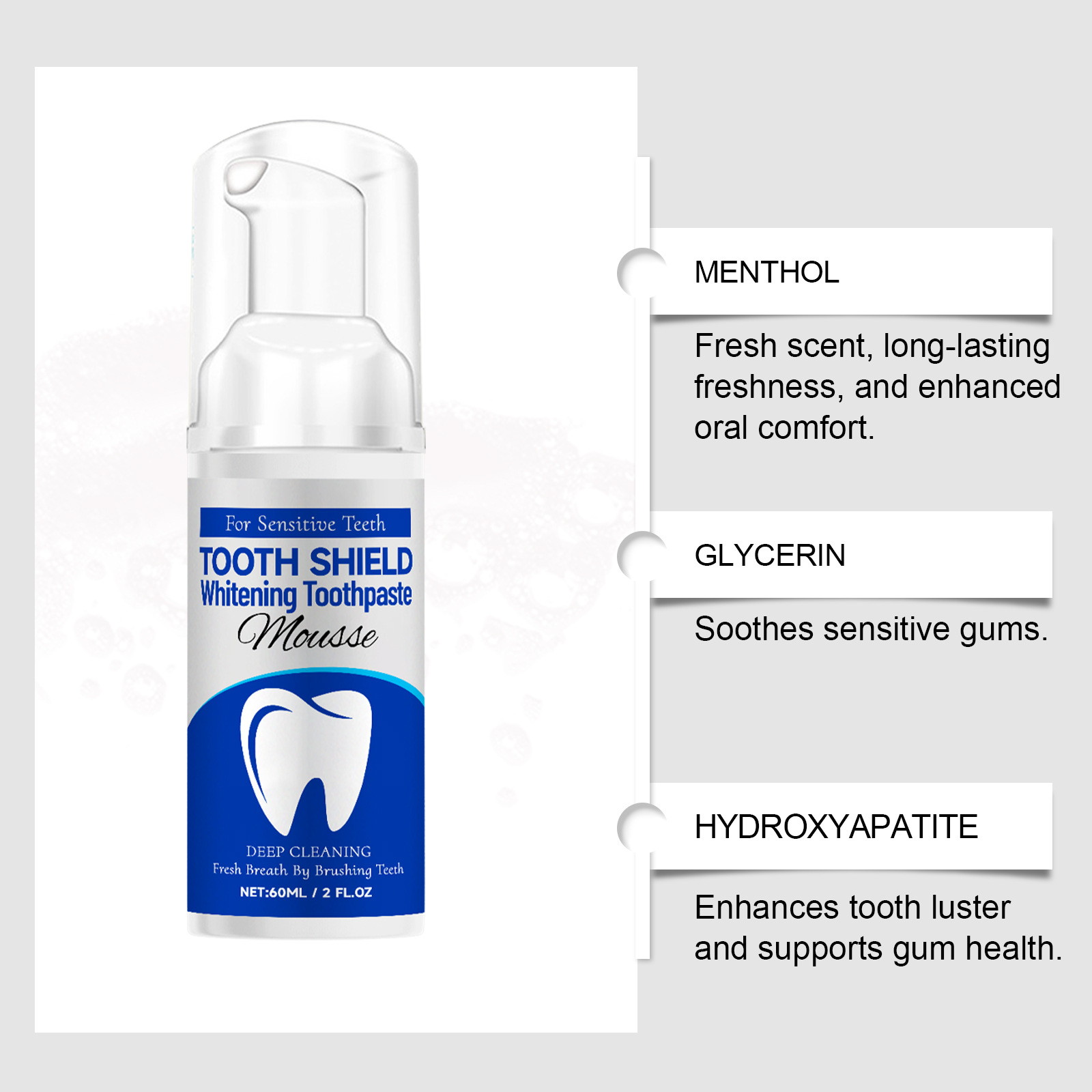 Hidroksiapatit Parlak Beyazlat - Teeth Whitening Foam Toothpaste incelemesi ve fiyatı