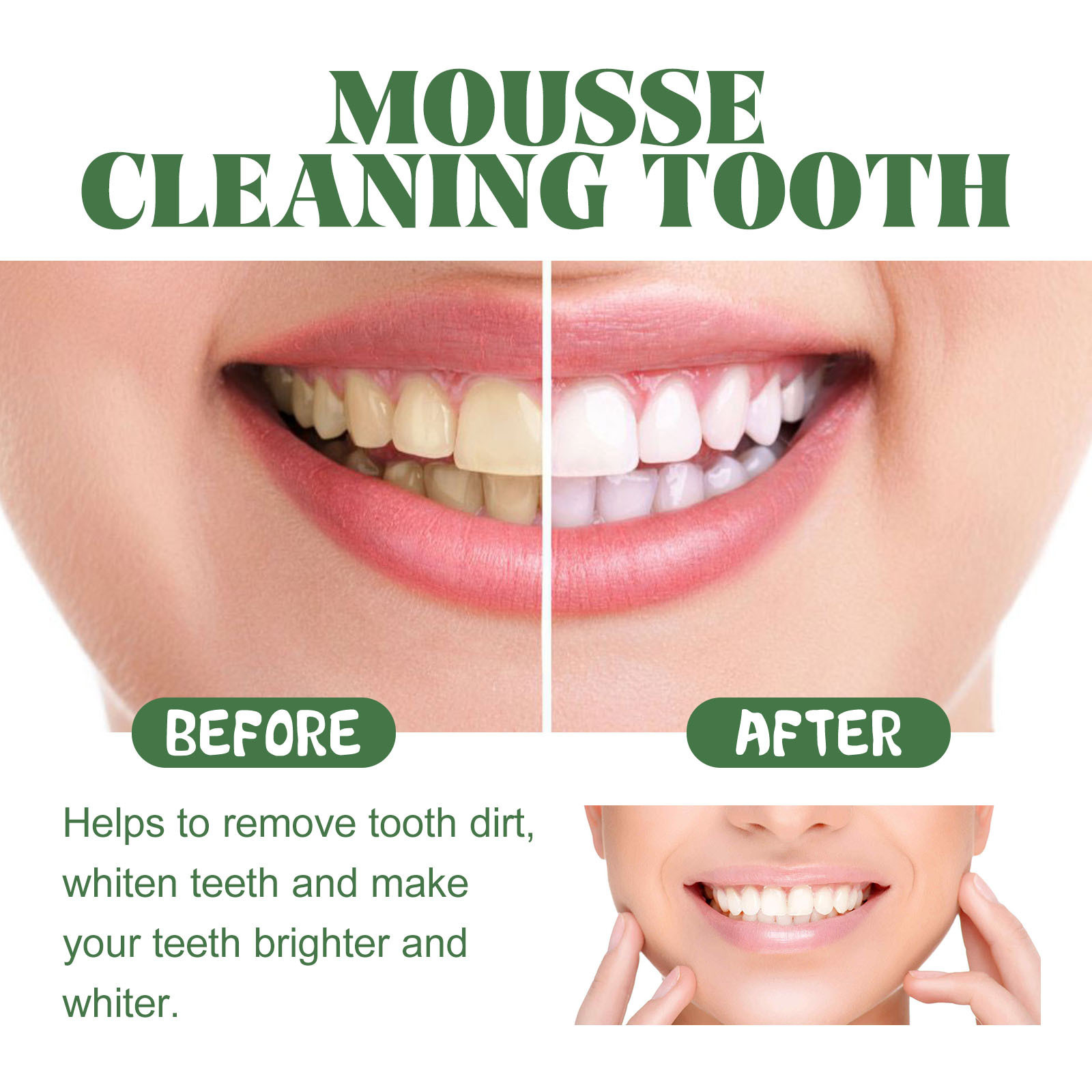 Taşınabilir Seyahat Boyu Beyaz - Teeth Whitening Foam Toothpaste incelemesi ve fiyatı
