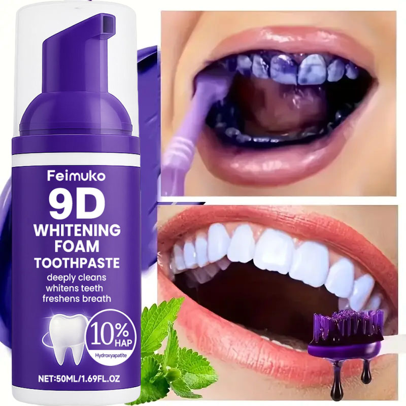 9D Mor Diş Beyazlatıcı Diş Mac - Teeth Whitening Mousse incelemesi ve fiyatı