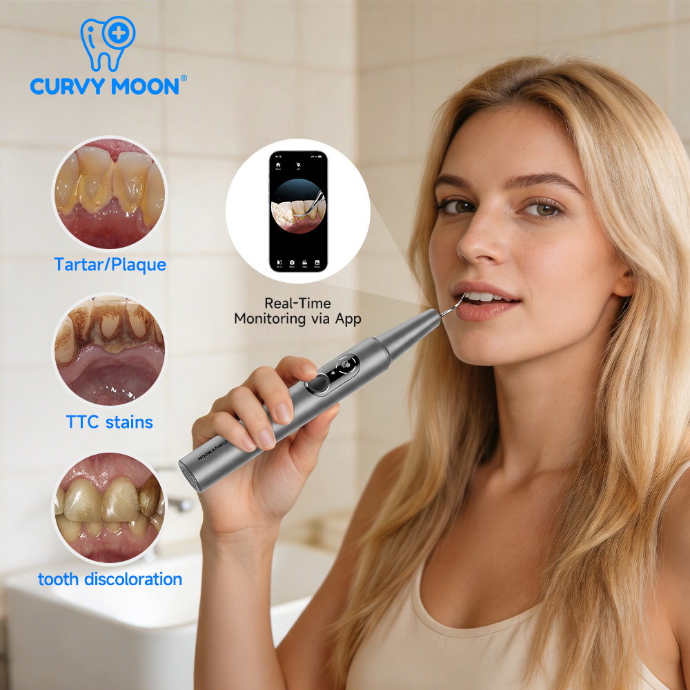 CURVY MOON Görünür Elektrikli  - Whitening Teeth Dentist incelemesi ve fiyatı