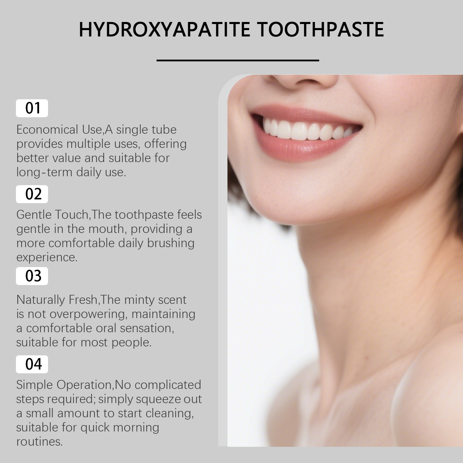 %7,5 Hidroksiapatitli Naneli D - Teeth Whitening Foam Toothpaste incelemesi ve fiyatı