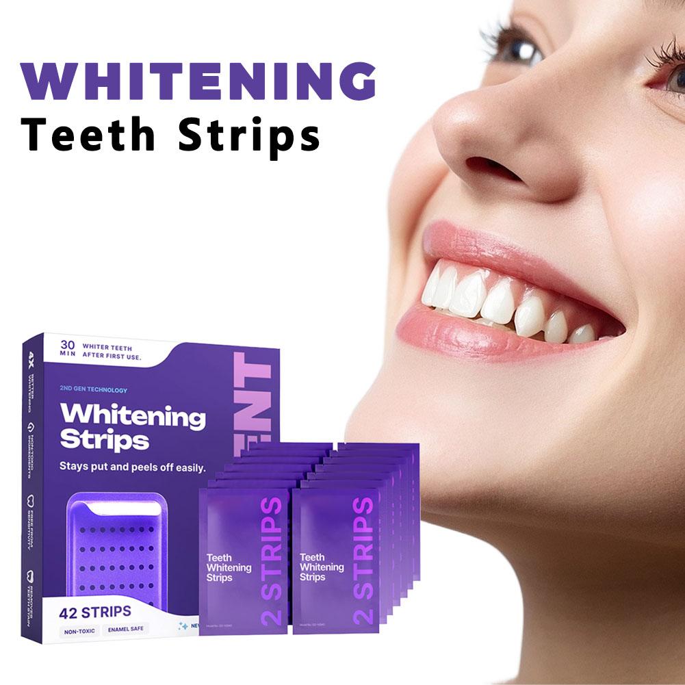 Mor Formüllü Diş Beyazlatma Şe - Teeth Whitening Strips incelemesi ve fiyatı