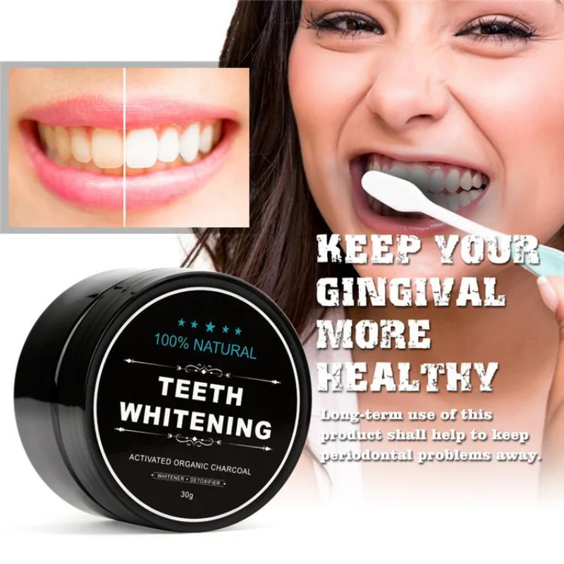 Gıda Sınıfı Diş Tozu Aktif Kar - Teeth Whitening Charcoal Powder incelemesi ve fiyatı